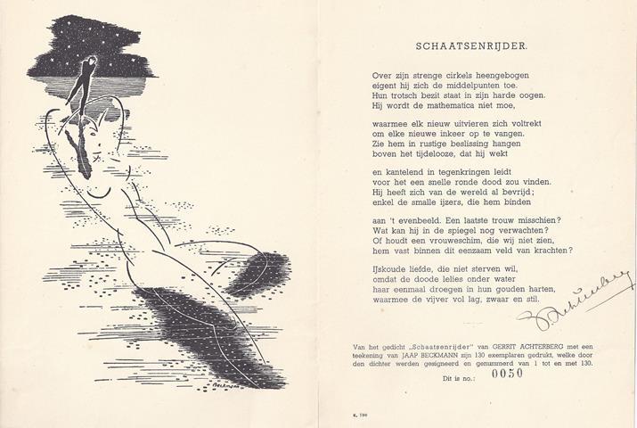 ACHTERBERG, GERRIT - Schaatsenrijder