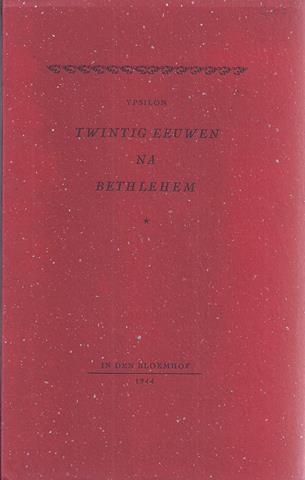 YPSILON, PS. VOOR P.O.BAKKER - Twintig Eeuwen Na Bethlehem