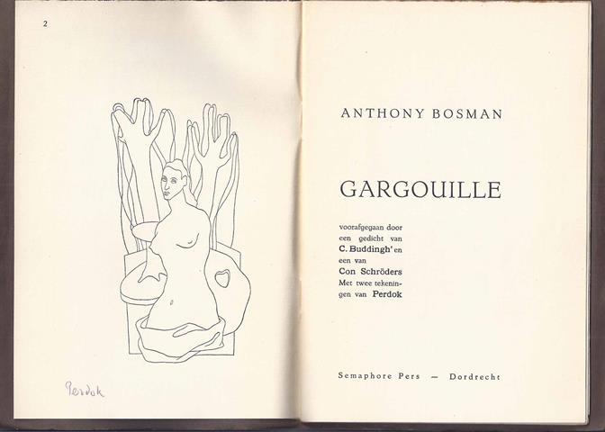 BOSMAN, ANTHONY/ C.BUDDINGH'/ C.SCHRDERS - Gargouille
