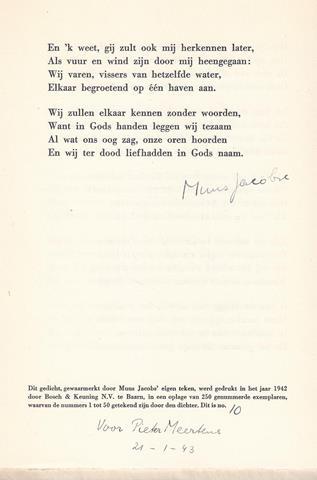 HEEROMA, K.H./ ONDER PS. MUUS JACOBSE - Het Grafboek