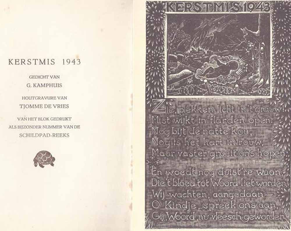 KAMPHUIS, G. (1906-1998) - Kerstmis 1943