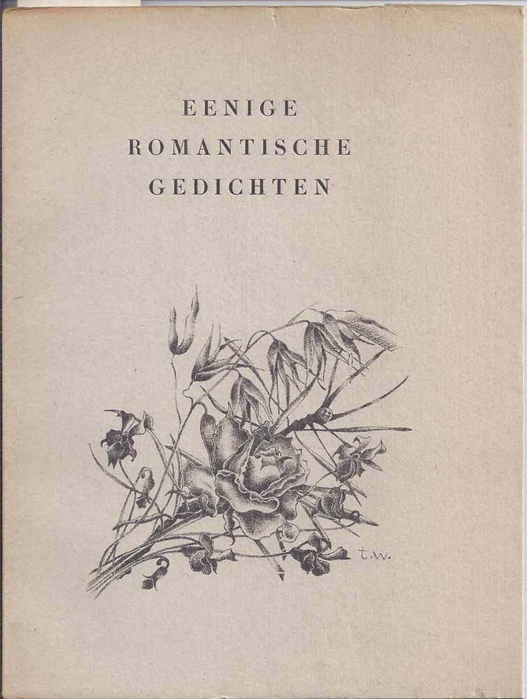 NIJHOFF, M (VERT.) - Eenige Romantische Gedichten