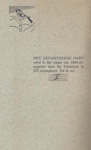 SOUTENDIJK, GER., VERZAMELD EN INGELEID DOOR - Het Gepantserde Hart