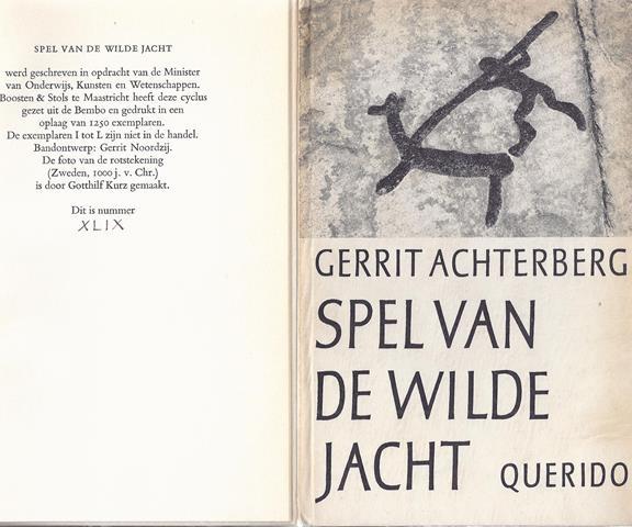 ACHTERBERG, GERRIT - Spel Van de Wilde Jacht