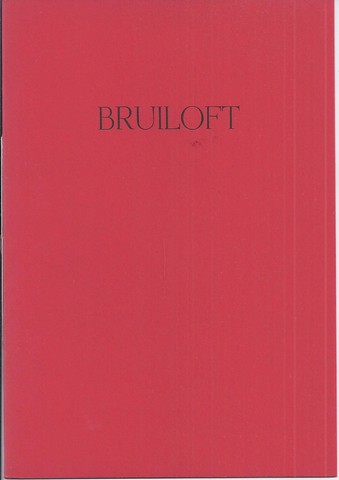 ACHTERBERG, GERRIT - Bruiloft