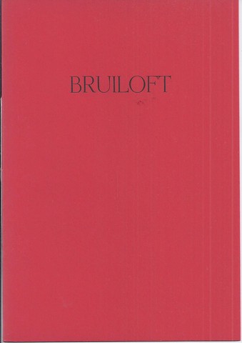 ACHTERBERG, GERRIT - Bruiloft