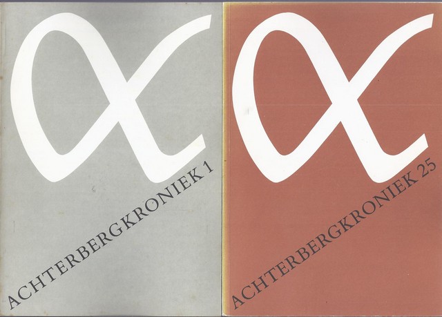 ACHTERBERG, GERRIT (OVER), - Achterbergkroniek 1 T.E. M. 25 (Alle Verschenen Deeltjes)