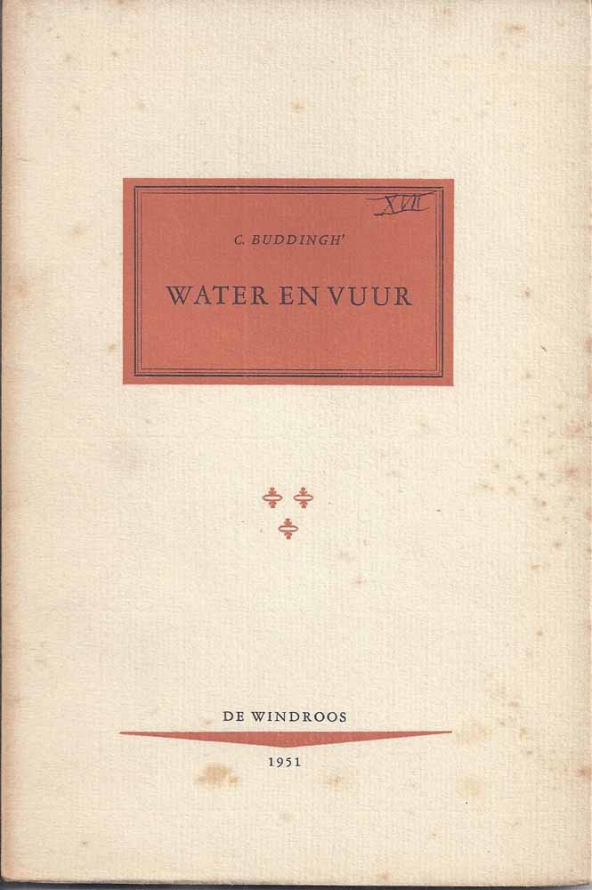 BUDDINGH', C. (1918-1985) - Water En Vuur