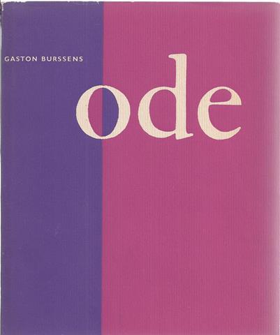 BURSSENS, GASTON - Ode