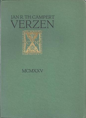 CAMPERT, JAN R.TH. (1902-1943) - Verzen