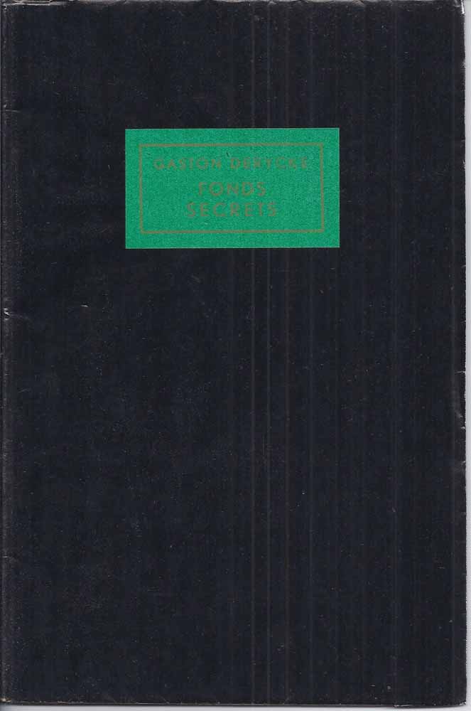 DERYCKE, GASTON - Fonds Secrets