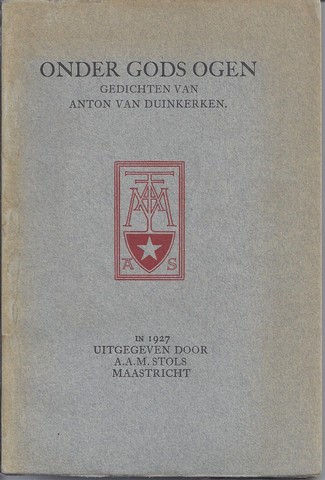 DUINKERKEN, ANTON VAN/ PS.VOOR PROF. W.J.M.A.ASSELBERGS - Onder Gods Ogen