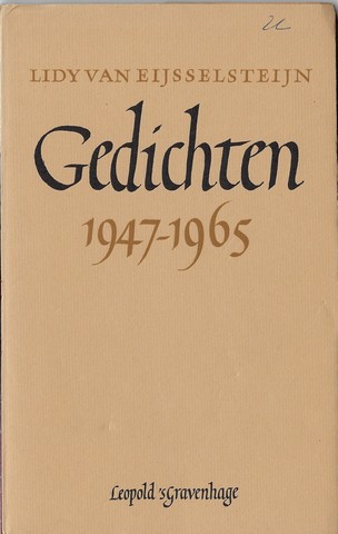 EIJSSELSTEIJN, LIDY VAN (1904-1986) - Gedichten 1947-1965