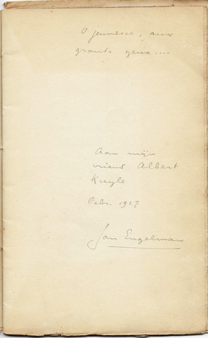 ENGELMAN, JAN (1900-1972) - Het Roosvenster