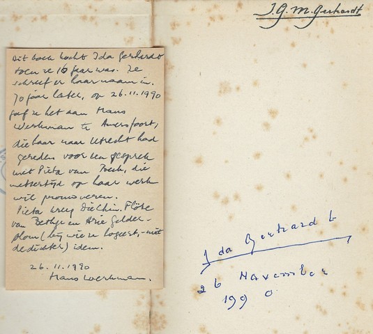 GERHARDT, IDA (1905-1997) SIGNATUUR; DOOR HANS BETHGE - Japanischer Frhling