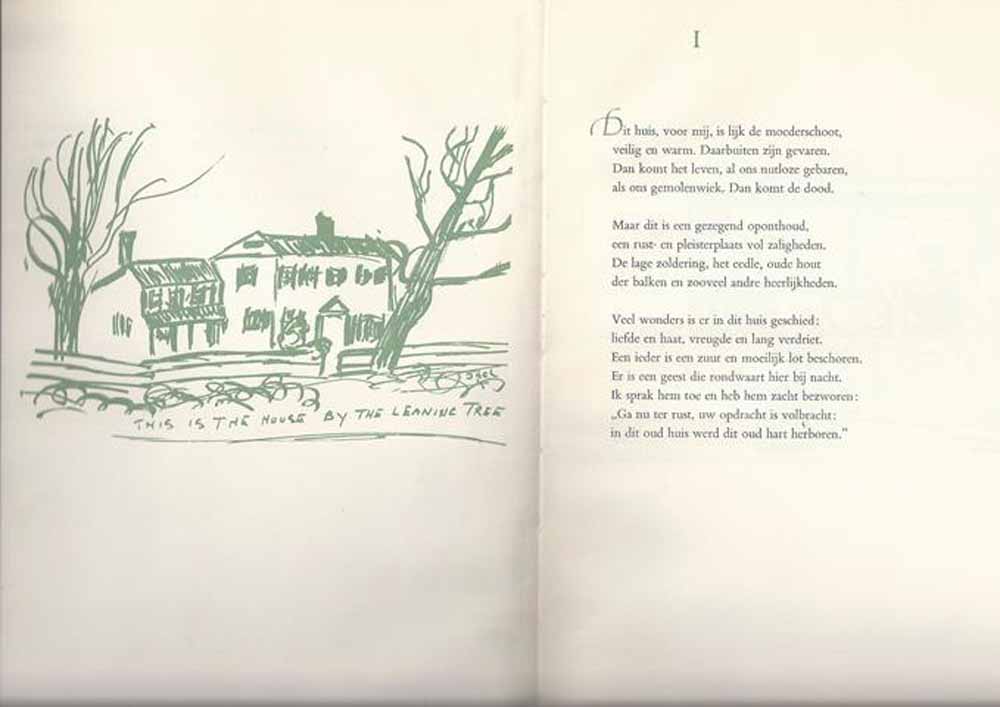 GIJSEN, MARNIX - The House by the Leaning Tree, Een Suite Van Archasche Gedichten