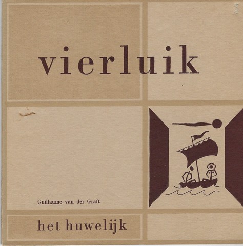 GRAFT, GUILLAUME VAN DER; PS. VAN W.BARNARD (1920-2010), SAMENSTELLER - Vierluik; Het Huwelijk