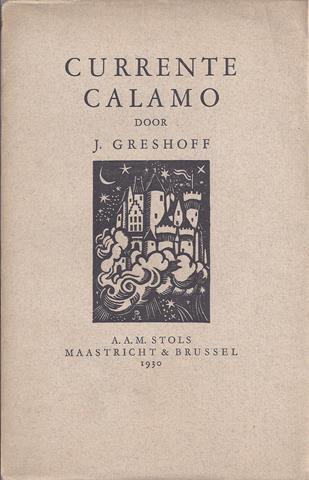 GRESHOFF, J. (1888-1971) - Currente Calamo