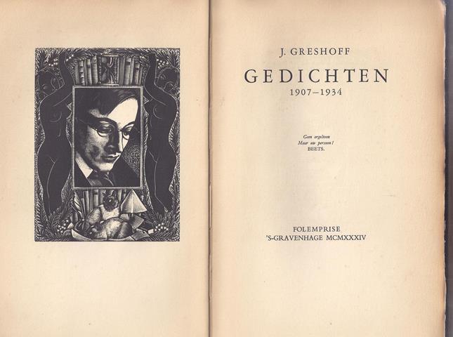 GRESHOFF, J - Gedichten 1907-1934