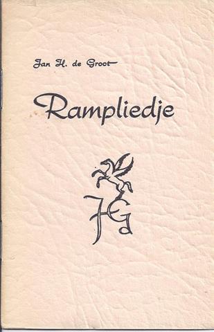 GROOT, JAN H. DE - Rampliedje