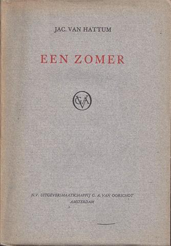 HATTUM, JAC. VAN - Een Zomer