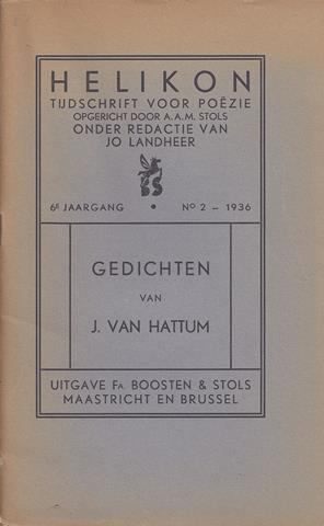 HATTUM, J.VAN - Gedichten