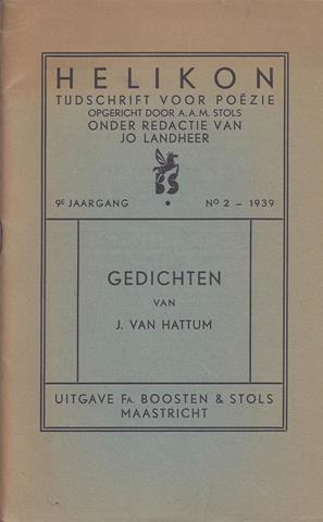 HATTUM, J.VAN - Gedichten