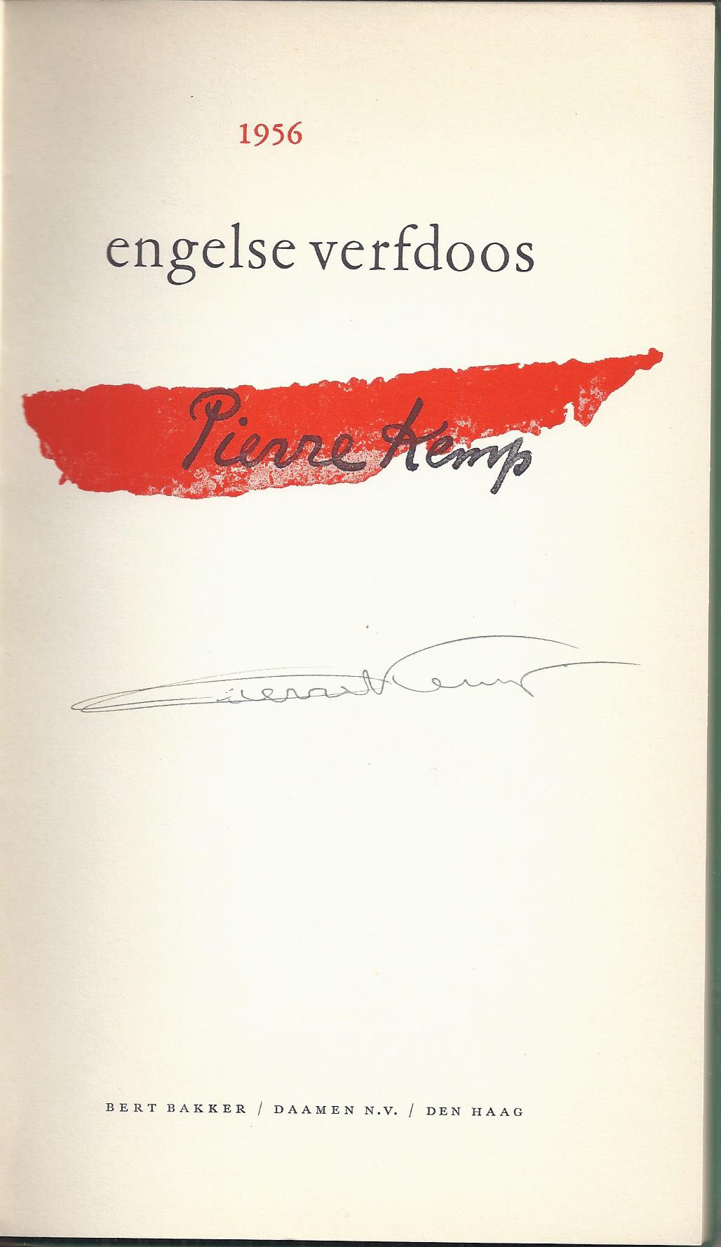 KEMP, PIERRE (1886-1967) - Engelse Verfdoos