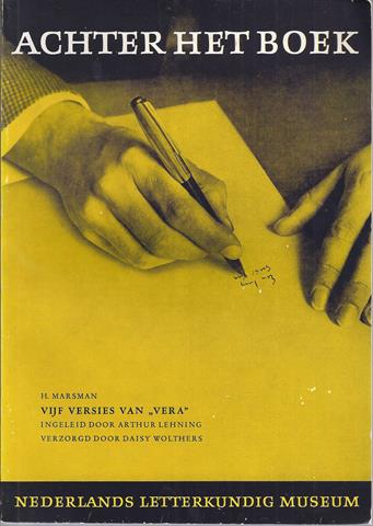 MARSMAN, H. OVER; DOOR ARTHUR LEHNING INGELEID EN VERZORGD DOOR DAISY WOLTHERS - Achter Het Boek Jaaargang 1, Aflevering 2,3; H. Marsman; Vijf Versies Van 