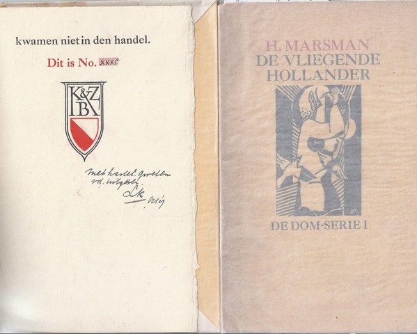 MARSMAN, H. - De Vliegende Hollander