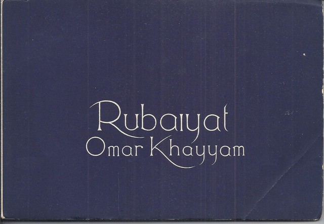 OMAR KHAYYAM/ VERTALING JOH. WEILAND VANUIT HET ENGELS VAN FITZGERALD - Rubaiyat