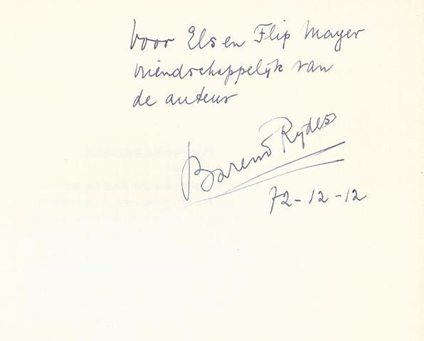 RIJDES, B. - Palaia, Verzen Van Vroeger