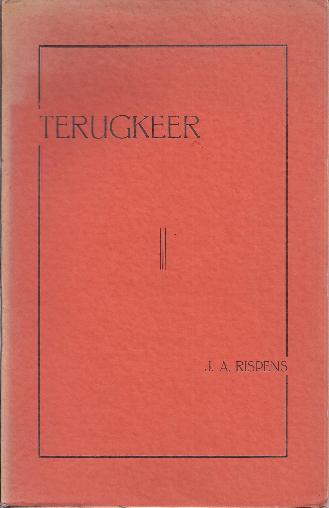 RISPENS, J.A. (1889-1962) - Terugkeer