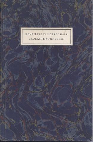 ROLAND HOLST, HENRITTE - Vroegste Sonnetten