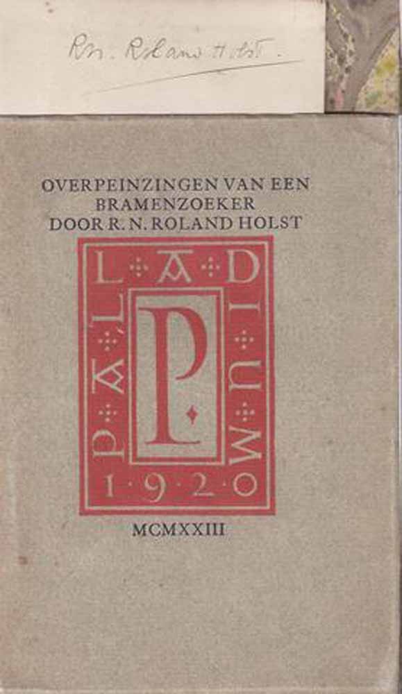 ROLAND HOLST, R.N. (1868-1938) - Overpeinzingen Van Een Bramenzoeker