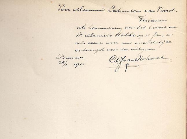SABBE, MAURITS - De Filosoof Van 't Sashuis