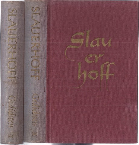 SLAUERHOFF, J - Gedichten I En II