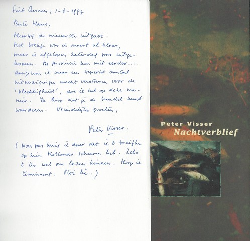 VISSER, PETER - Nachtverblief
