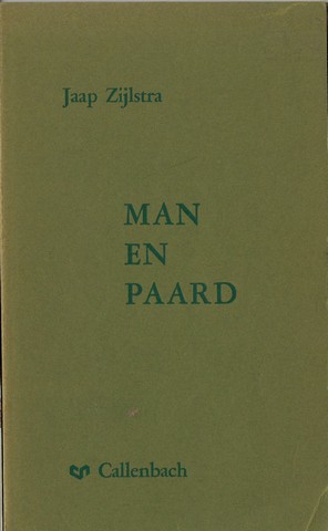 ZIJLSTRA, JAAP (1933-2015) - Man En Paard