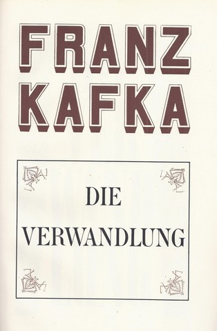 KAFKA, FRANZ - Die Verwandlung