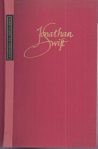 SWIFT, JONATHAN - Directions to Servants