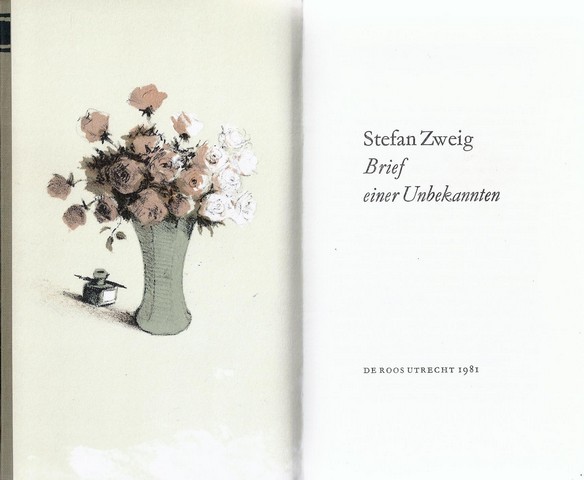 ZWEIG, STEFAN (1881-1942) - Brief Einer Unbekannten