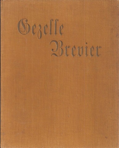 GEZELLE, GUIDO (1830-1899); BIJEEN GEBRACHT DOOR CAESAR GEZELLE - Gezelle Brevier