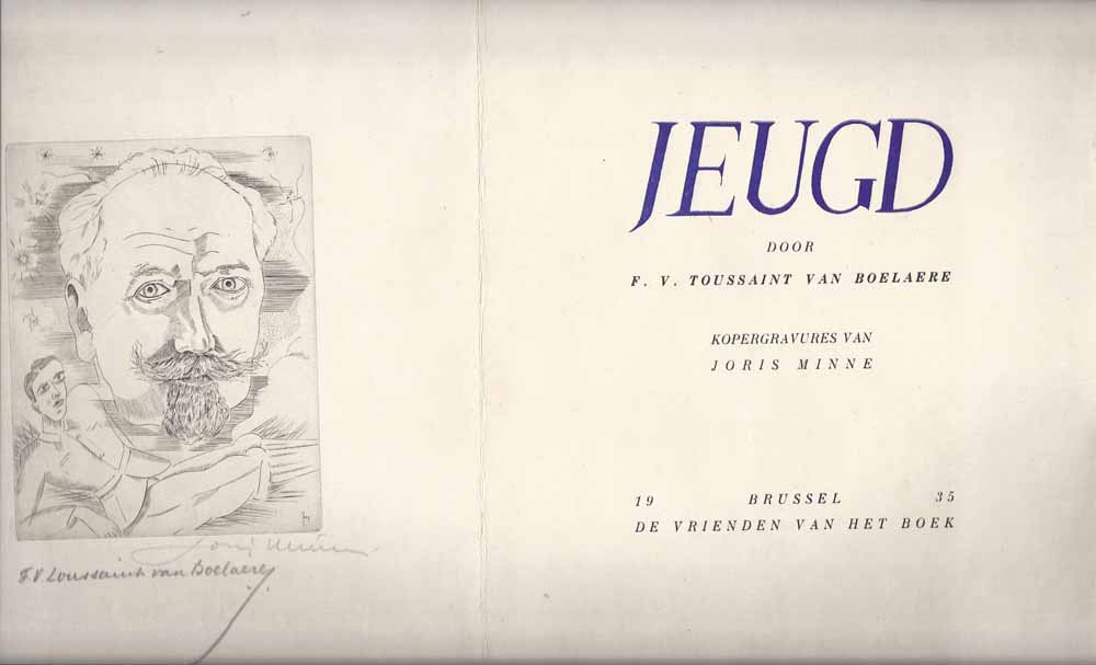 TOUSSAINT VAN BOELAERE, F.V. (1875-1947) - Jeugd