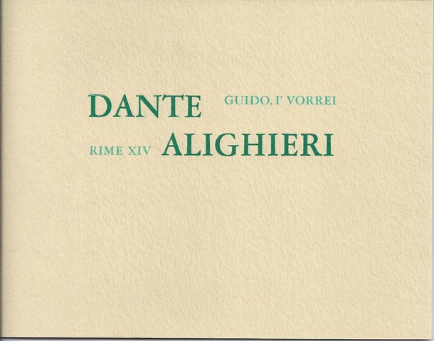 AUGUSTIJN PERS DOOR DANTE ALIGHIERI - Rime XIV