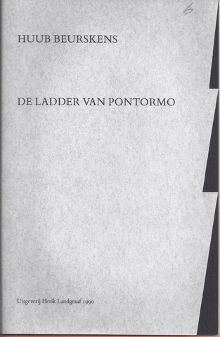 BEURSKENS, HUUB - De Ladder Van Pontormo