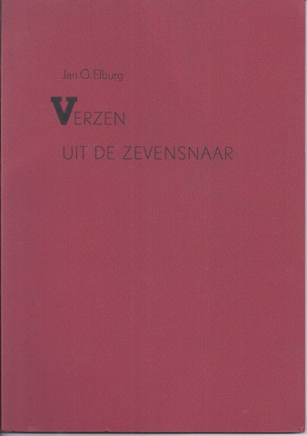 ELBURG, JAN G. - Verzen Uit de Zevensnaar