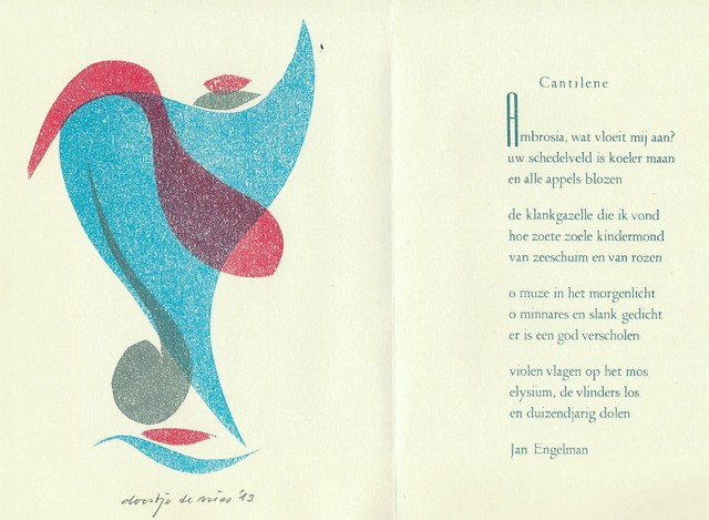 ENGELMAN, JAN (1900-1972) - Catilene (Uit: De Tuin Van Eros)