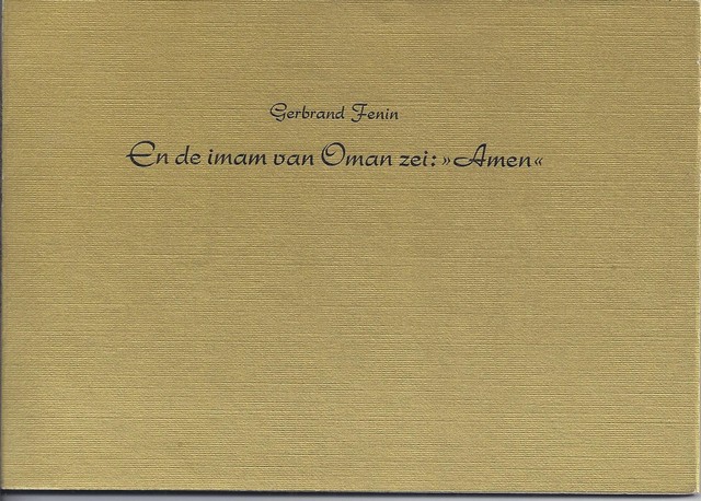 FENIN, GERBRAND - En de Imam Van Oman Zei: 