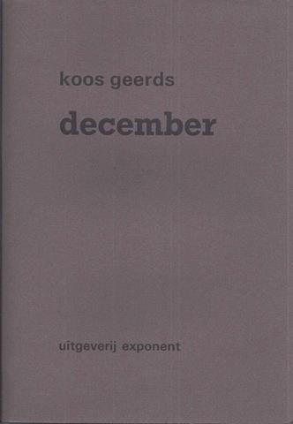 GEERDS, KOOS - December